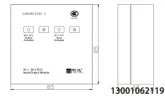 <b> LD 6801ED- -1 1 输入/ / 输出 模块 （两线制）</b>