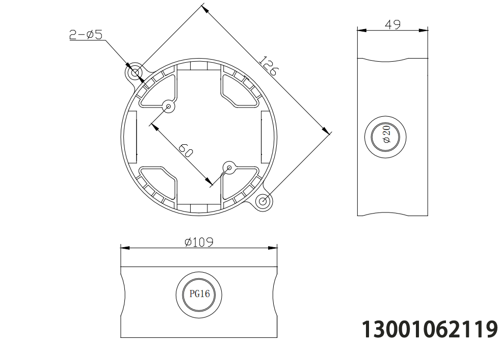 利达华信FHX-T1防水底座