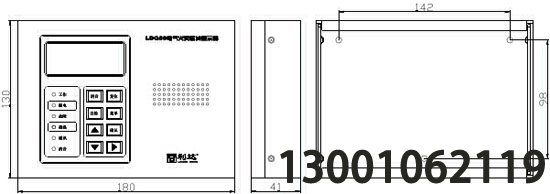 LDQ80电气火灾区域显示器