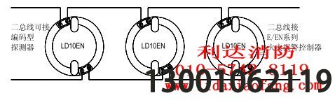 JTY-GM-LD3000EN/A烟感接线示意图