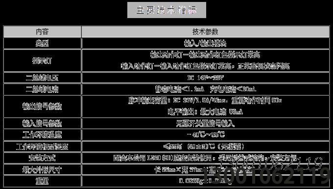 LD6800ET-1输入/输出模块技术参数